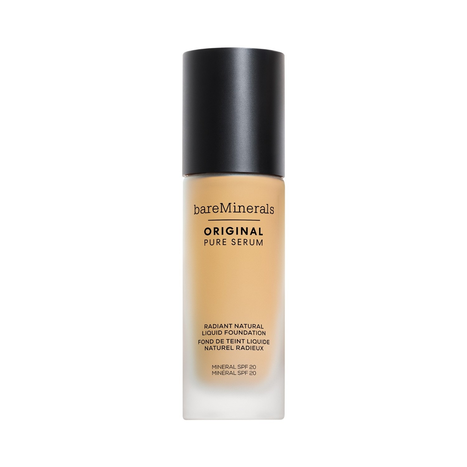 

Тональный крем для лица original pure serum radiant natural liquid mineral spf 20 Bareminerals, light warm 2, объем 30 мл