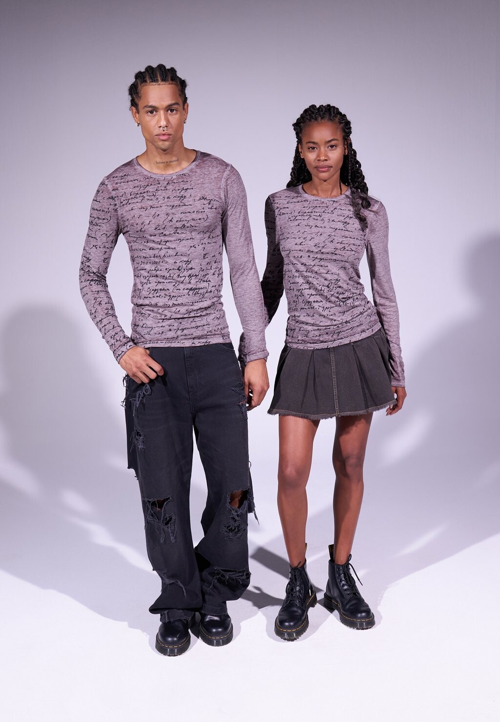

Топ с длинными рукавами UNISEX YOURTURN, серый