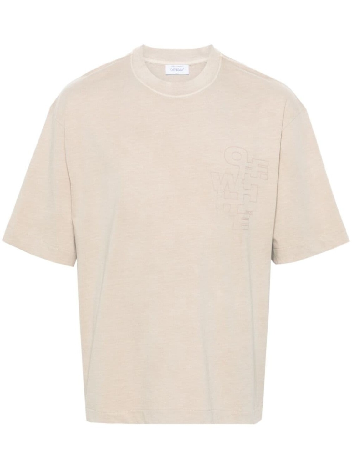 

Off-White футболка Outline Arrow Skate, нейтральный цвет