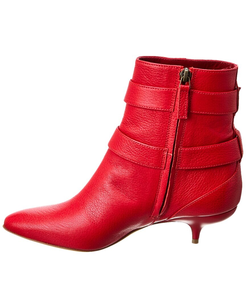 Кожаные ботильоны Manolo Blahnik Alciona 50, красный — фото 4