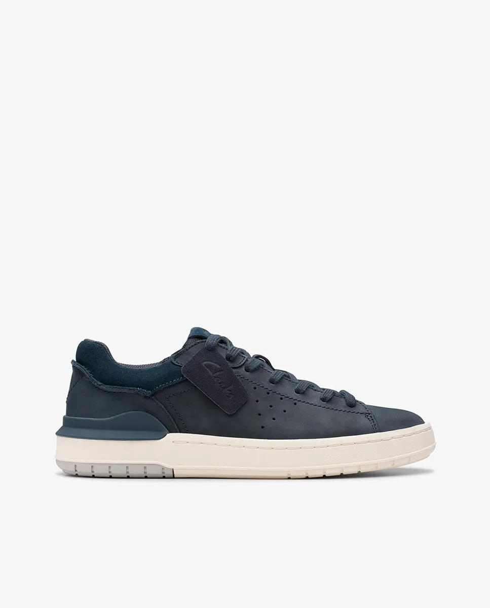 

Мужские кроссовки Courtlite2 Run из нубука с ЭВА Clarks, тёмно-синий
