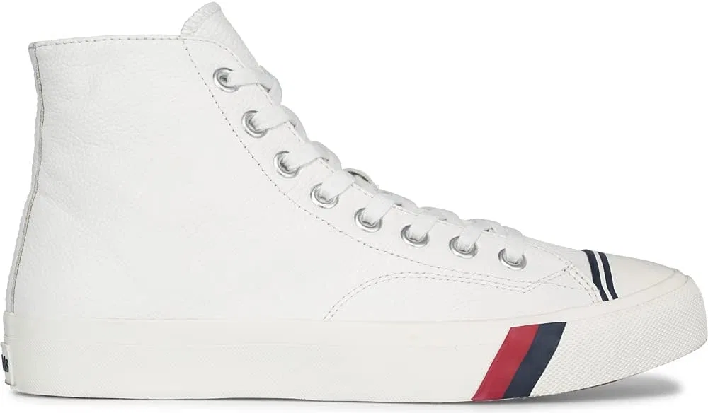 Кожаные кожаные кроссовки PRO-Keds Royal Hi Core, White Leather