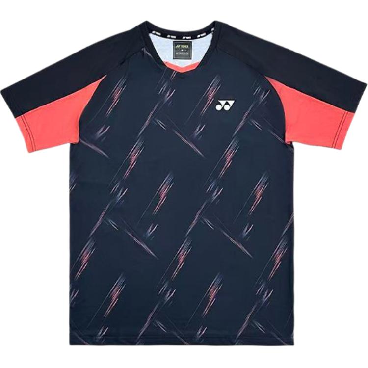 

Футболка для бадминтона Unisex с V-образным вырезом Moderate YONEX, темно-marine