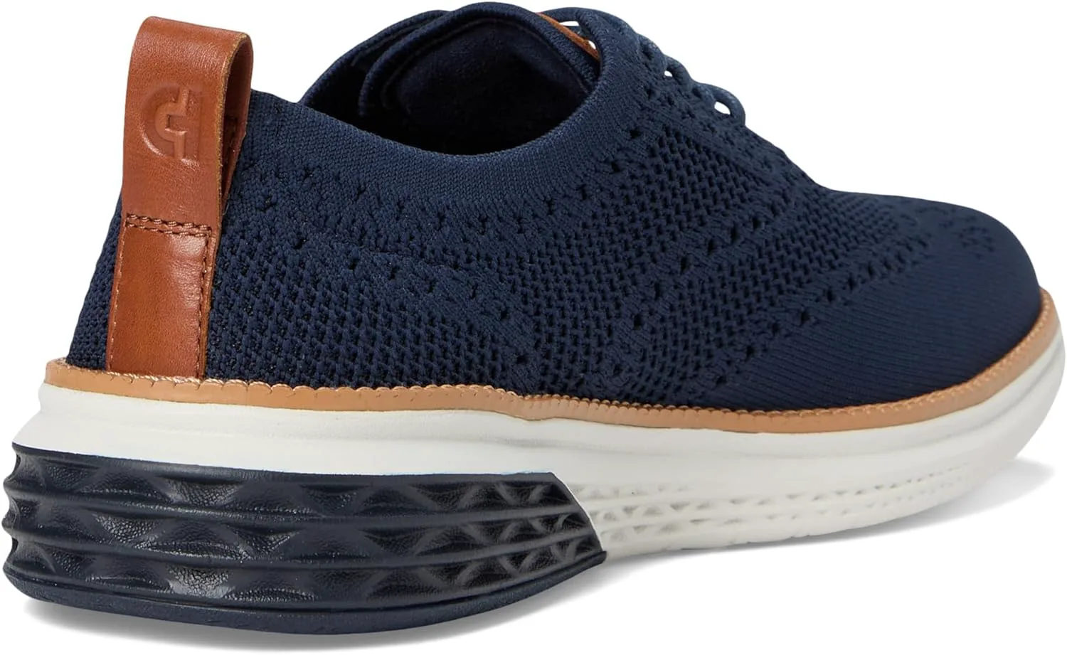 Мужские туфли Cole Haan Grand Hurrion Stitchlite с крыльями, темно-синий — фото 3