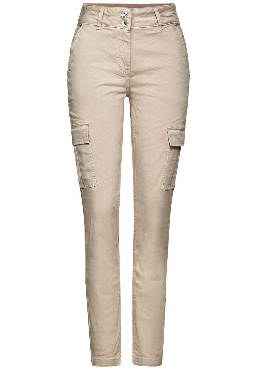 

Брюки CECIL Slim fit Cargo Pants, бежевый