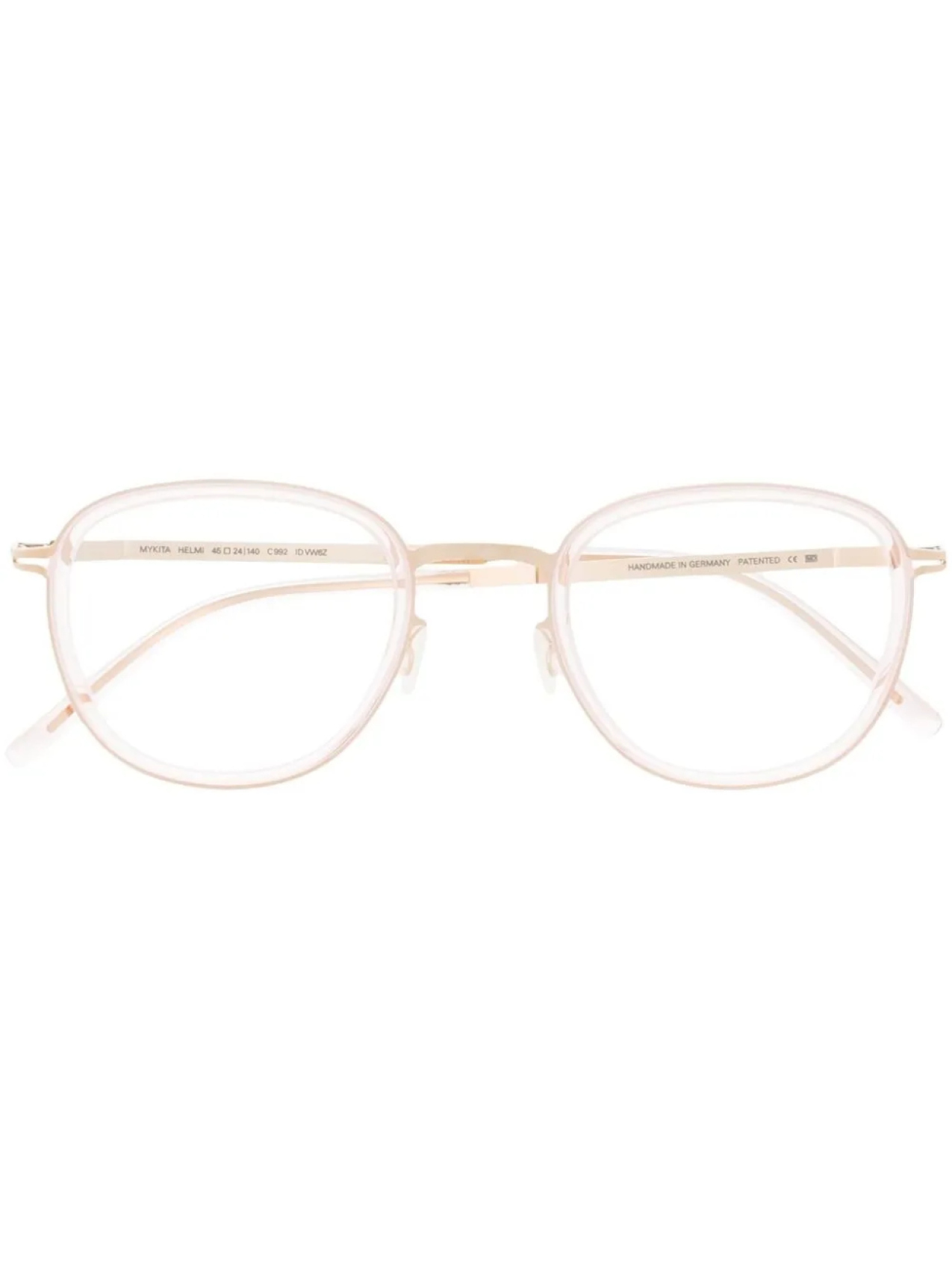

Mykita очки в квадратной оправе, розовый