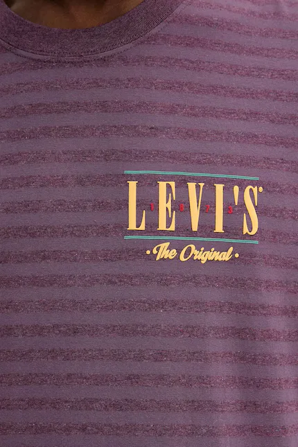 Футболка с принтом Vintage Fit Graphic Levi's, фиолетовый — фото 4