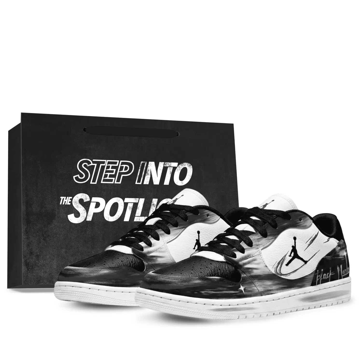 Кроссовки винтажные баскетбольные Jordan Color: Black