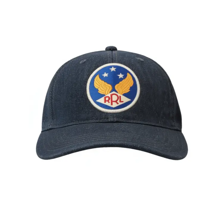 

Бейсболка с вышитым логотипом Ralph Lauren RRL Polo Ralph Lauren, черный