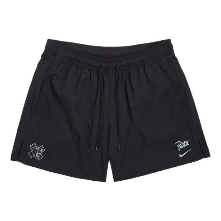 

Спортивные шорты Nike x Patta Running Team Shorts 'Black', черный