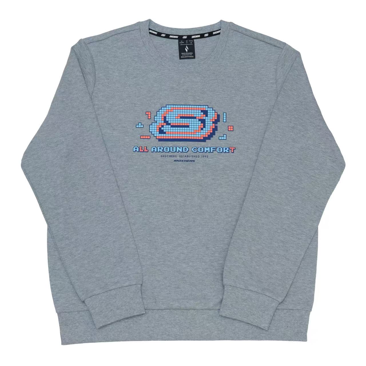 

Skechers Свитшот Women's Heather Gray Crew Neck Moderate