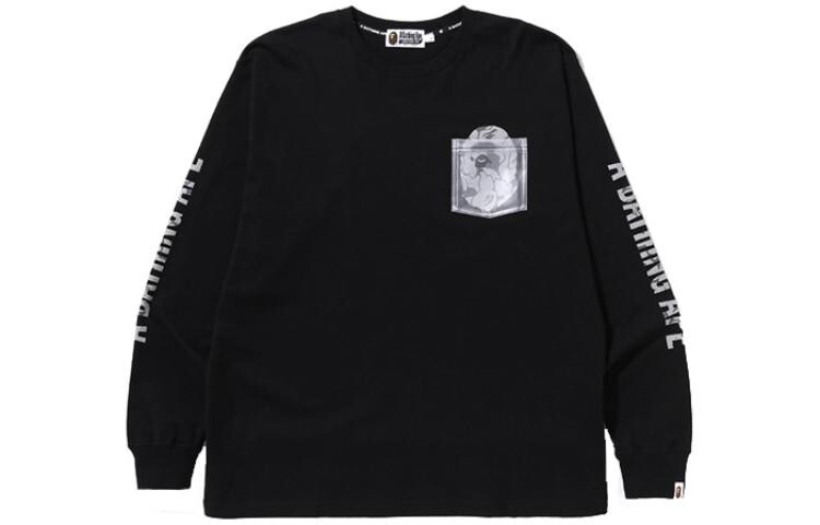 

Футболка мужская черная A Bathing Ape, черный