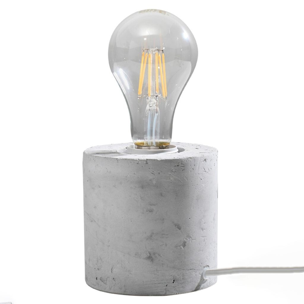 

Настольная лампа SALGADO бетон 1xE27 60Вт бетон 10x10x10см Sollux Lighting