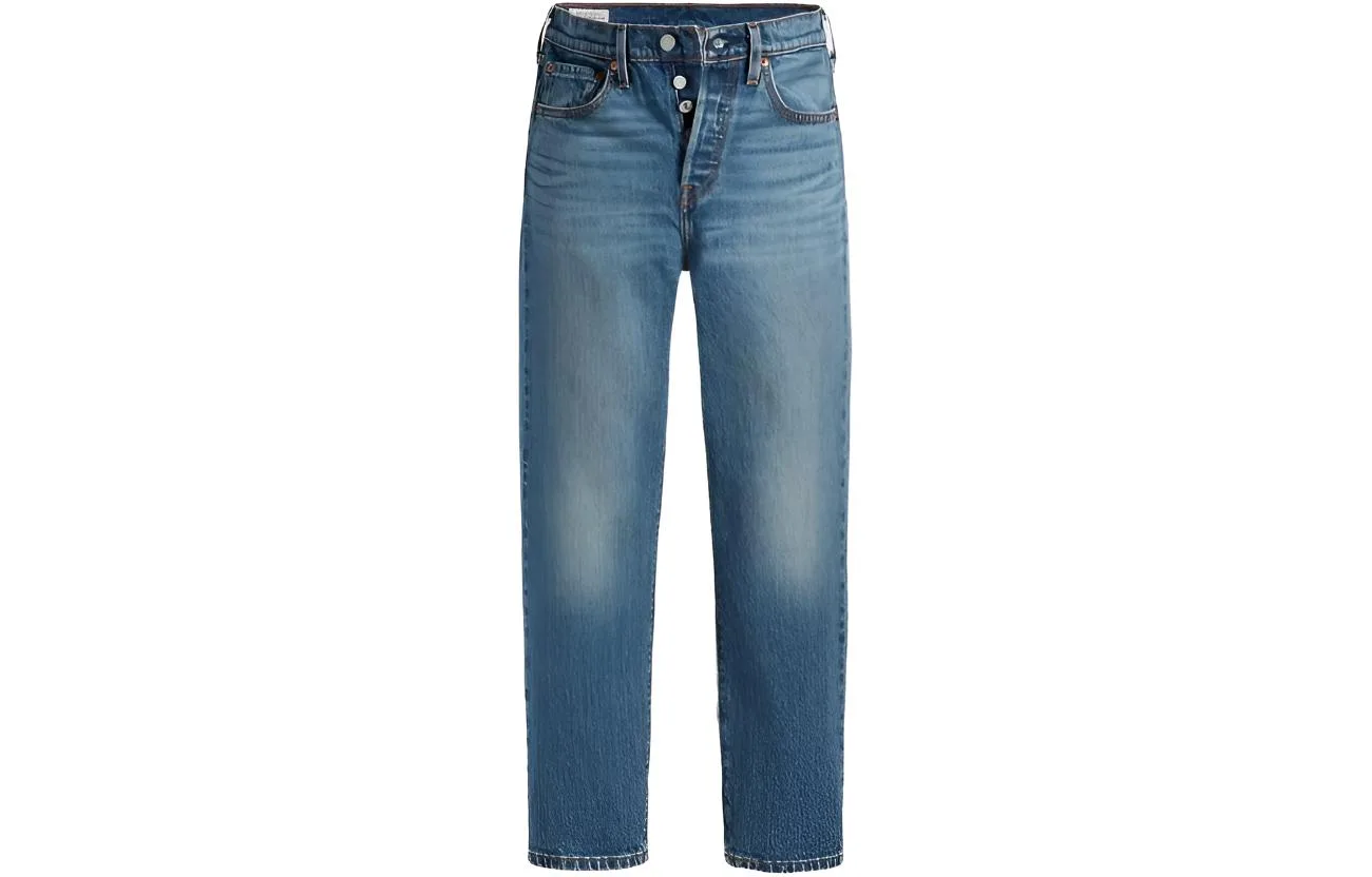 Джинсы Levi's 501 Crop, розовый синий