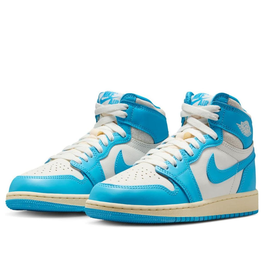 Кроссовки (GS) Air Jordan 1 Retro High OG 'UNC Reimagined', синий — фото 3