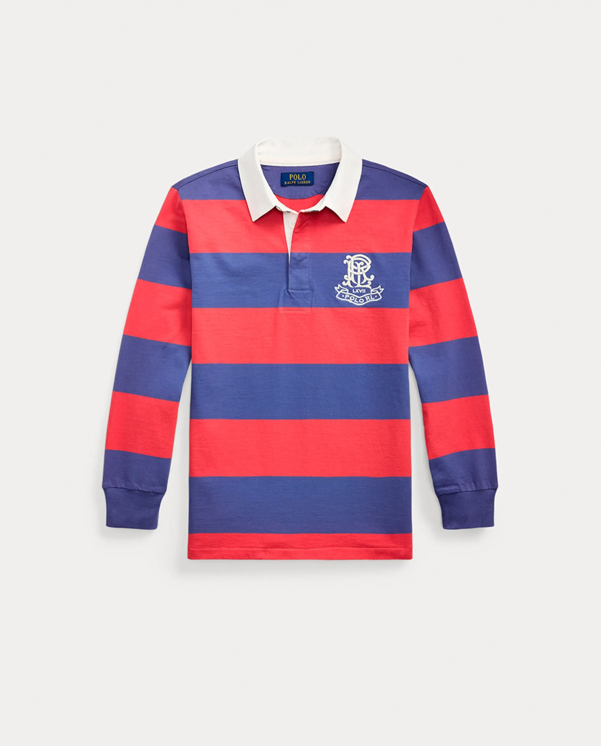 

Детская регбийка с длинным рукавом из хлопка Polo Ralph Lauren, многоцветный