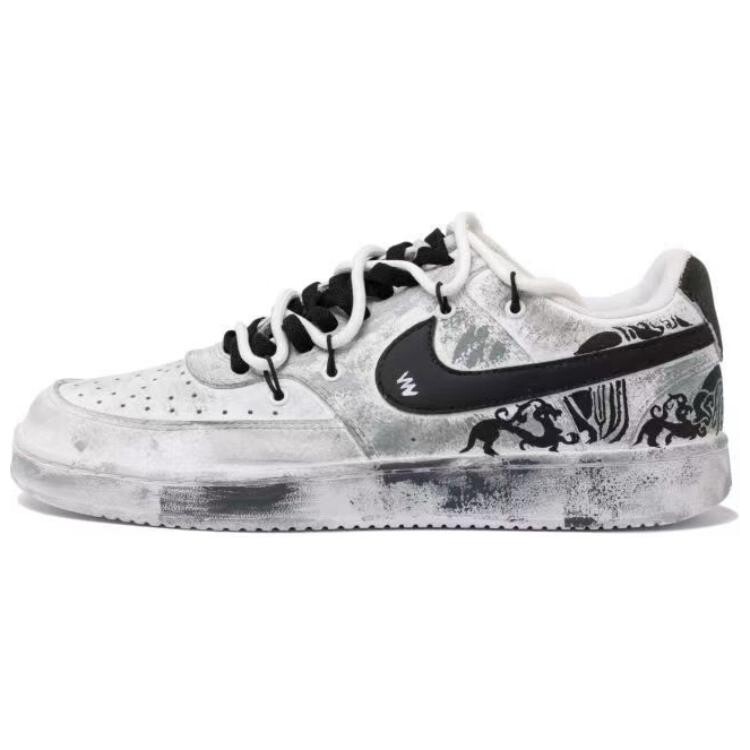 

Кроссовки Nike Court Vision 1 Skateboarding Shoes Men Low-top Grey/white, серый