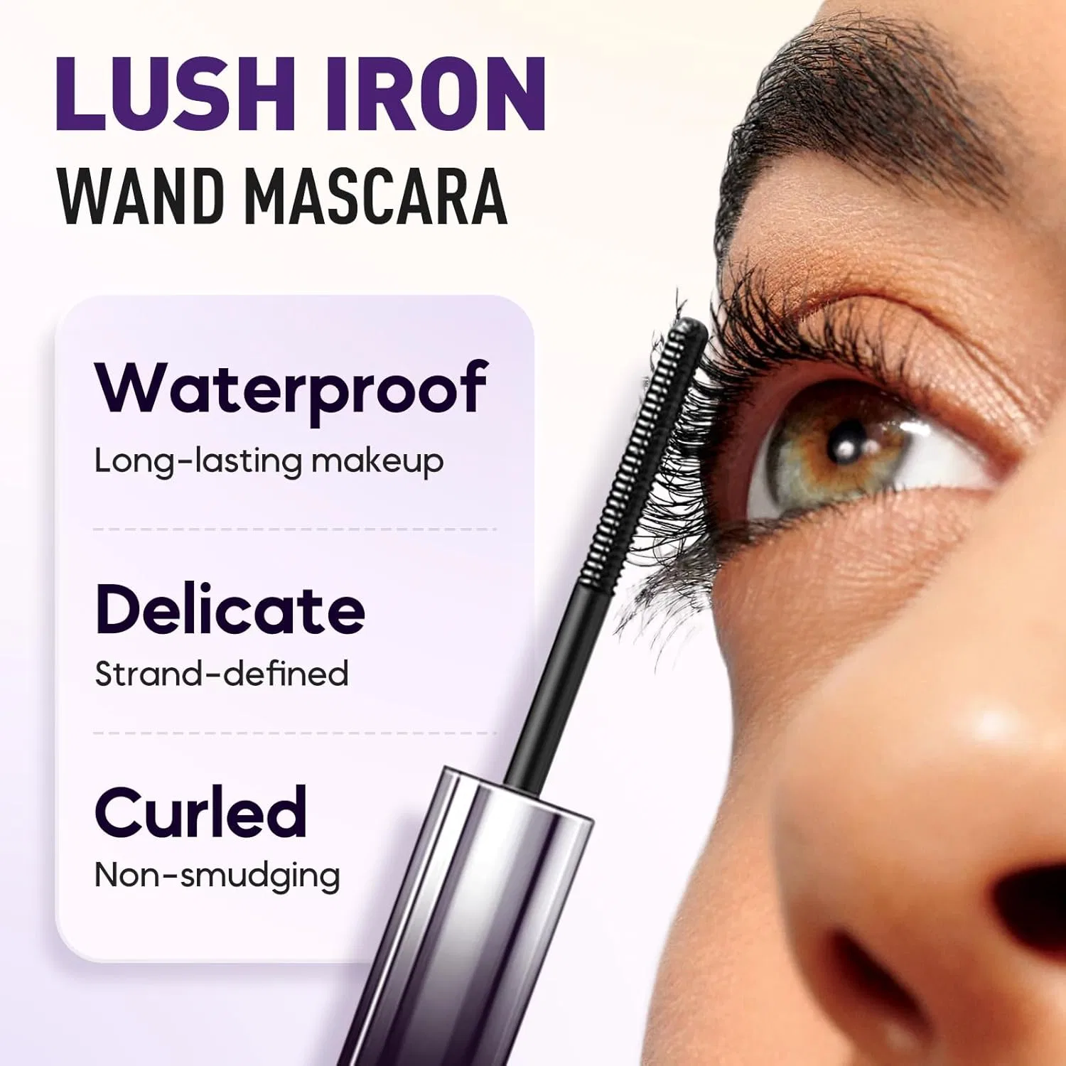 3D металлическая тушь для ресниц 2026 Curling Eyelash Iron, водостойкая, черная Comenem, Black — фото 3