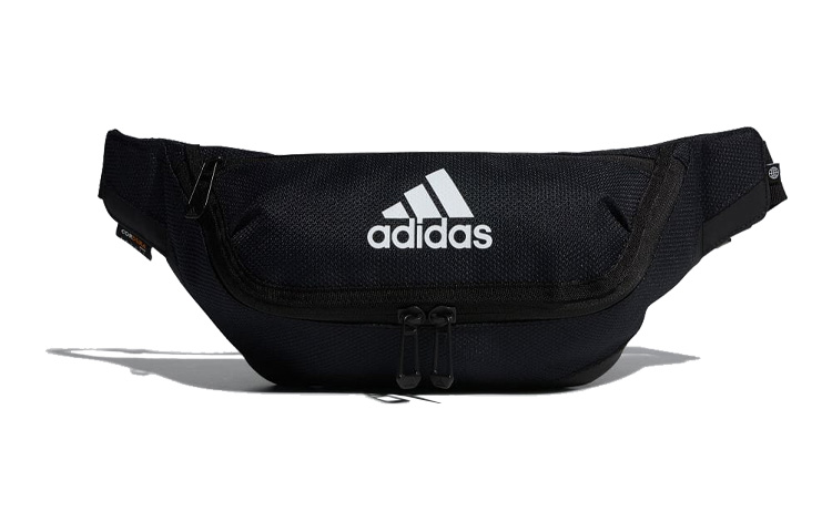 

Футболка из переработанного полиэстера, поясная сумка унисекс черный Adidas