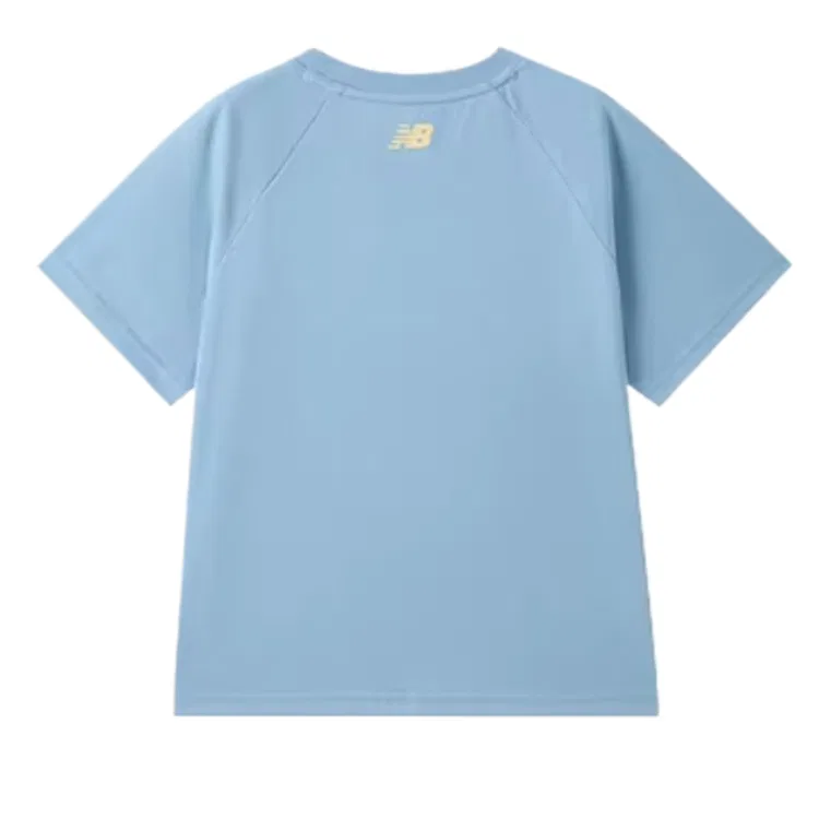 Детская футболка с круглым вырезом New Balance, Blue — фото 3