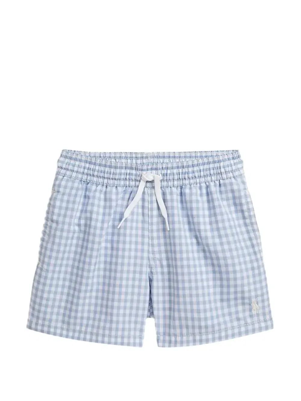 Шорты для плавания в клетку Polo Ralph Lauren Kids, синий