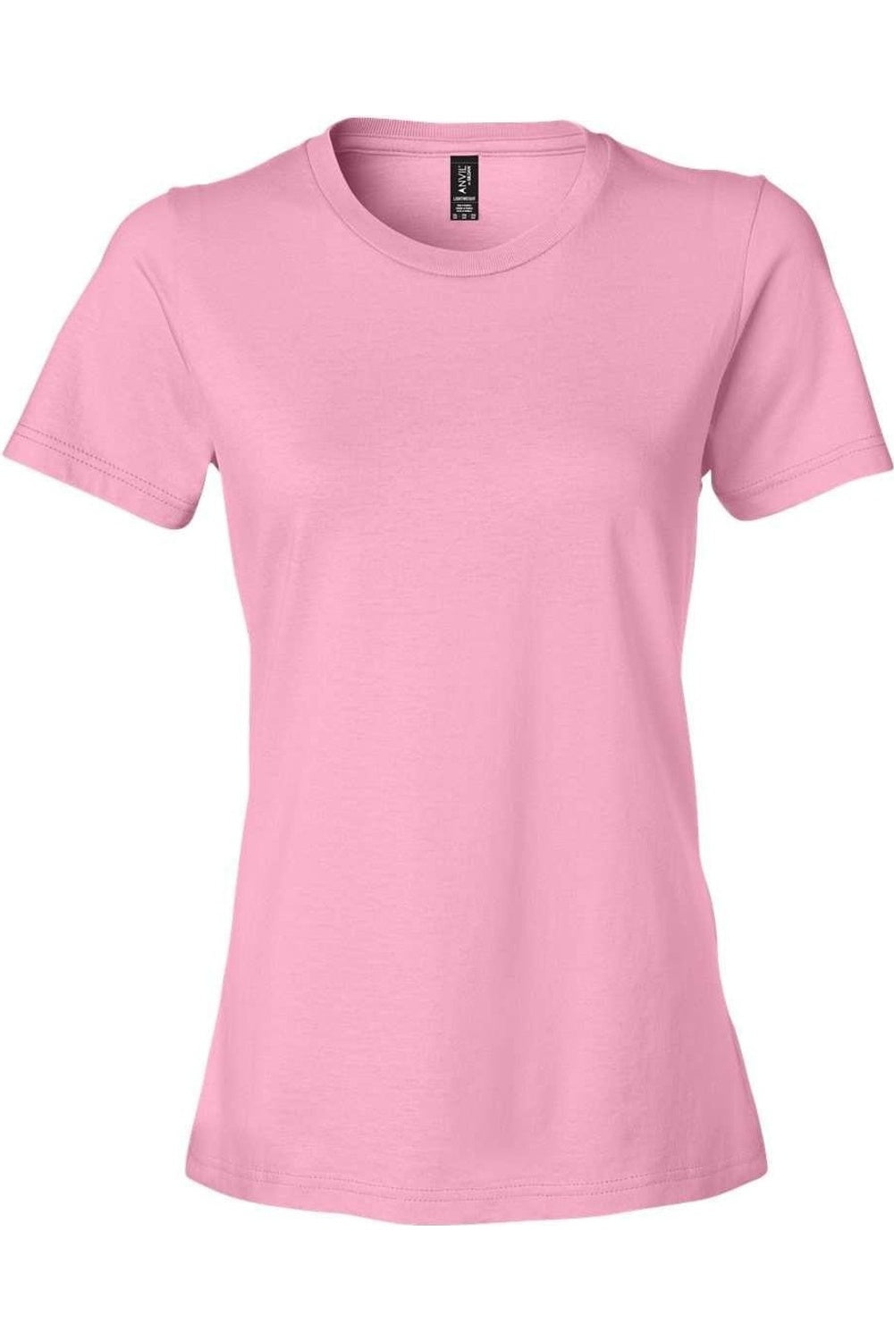 

Легкая женская футболка Gildan Softstyle, цвет charity pink