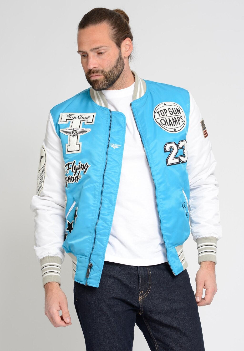 

Демисезонная куртка TOP GUN, цвет light blue