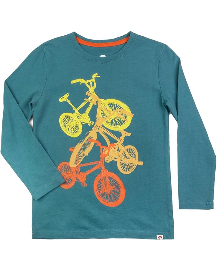 

Лонгслив Appaman Kids Graphic Long Sleeve Tee - Bicycles, цвет Hydro