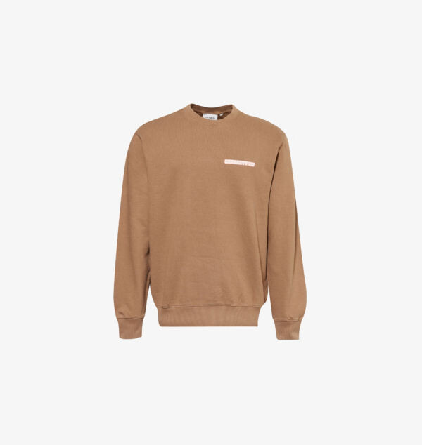 

Свитшот Greatest Flicks с круглым вырезом из хлопкового джерси Carhartt Wip, цвет coconut