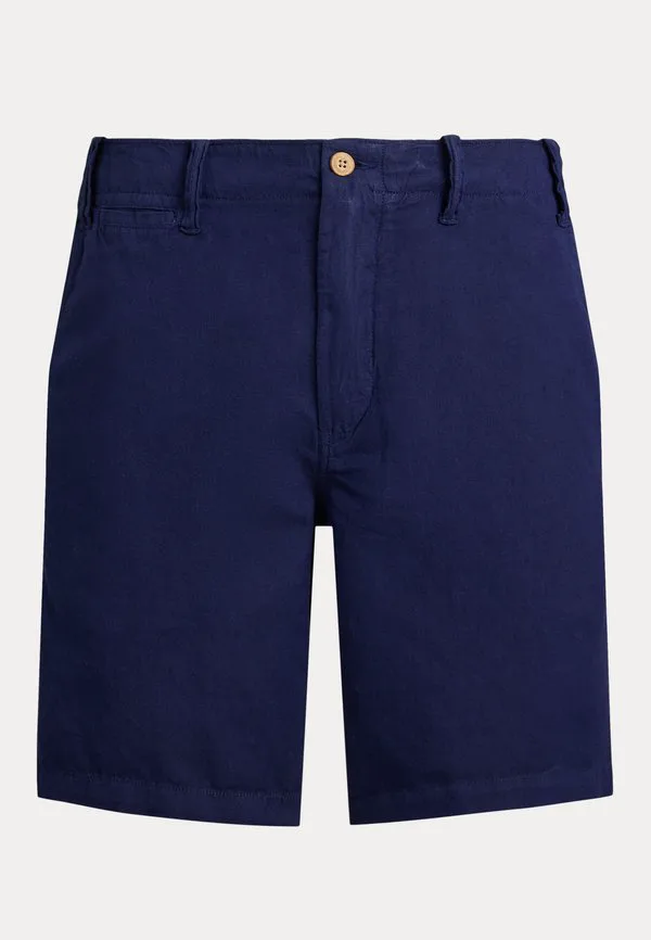 Классические короткие шорты из льна и хлопка, длина 8,5 дюймов. Polo Ralph Lauren, Spring Navy — фото 4
