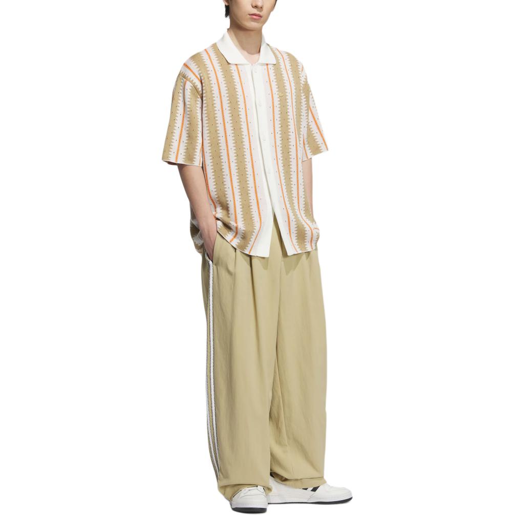 SS25 RESORT LINEN Sports Pants Men's Adidas Originals, светлый хаки — фото 3