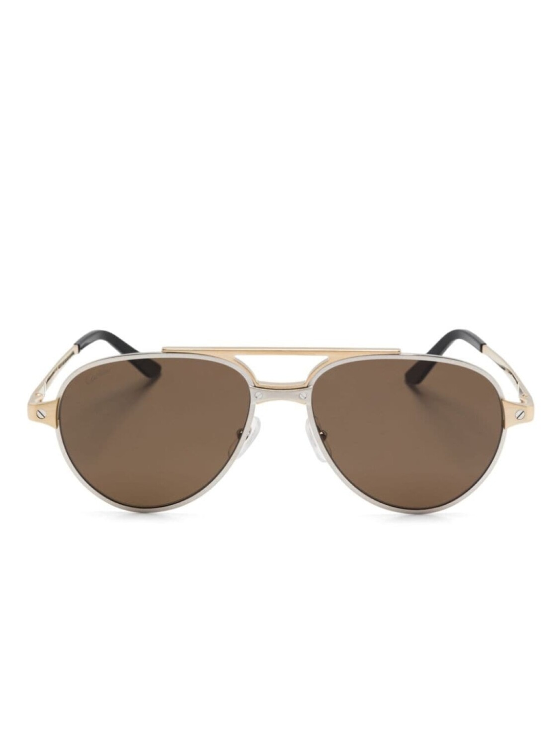 

Солнцезащитные очки Сантос Cartier Eyewear, золотой