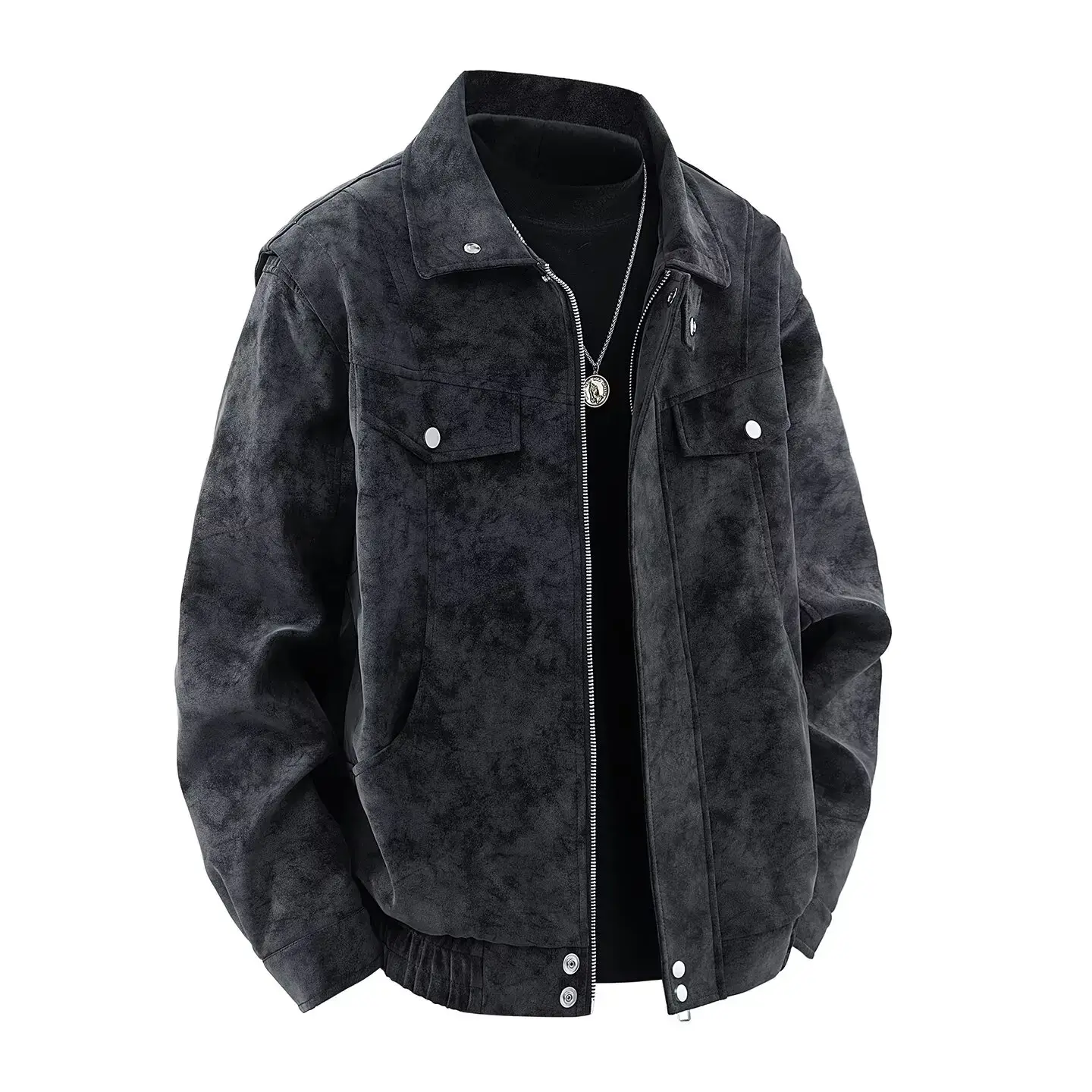 

Куртка мужская Lapel Moderate VanCamel, черный серый