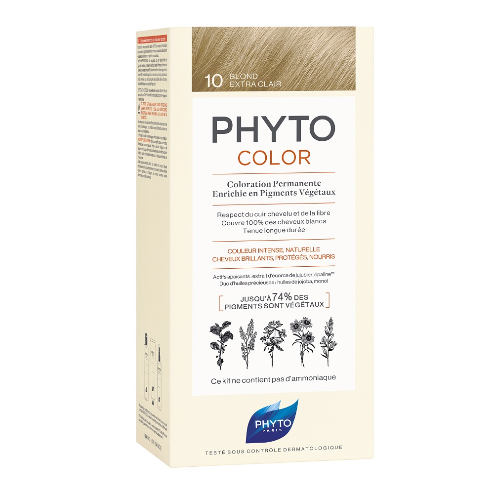 

Краска для волос color hair dye Phyto, цвет nr. 10, 112 мл