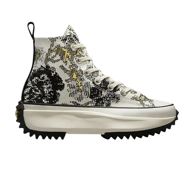 

Кроссовки Converse Run Star Hike High 'Floral Fusion - Saturn Gold', белый
