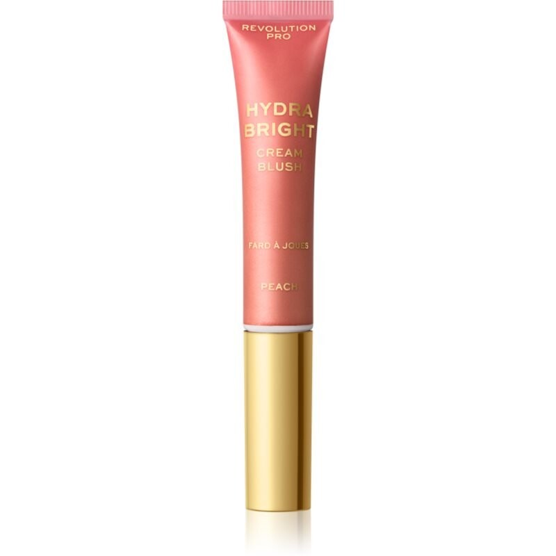 

Makeup Revolution, Pro Hydra Bright, кремовые румяна, персиковый оттенок, 12 мл