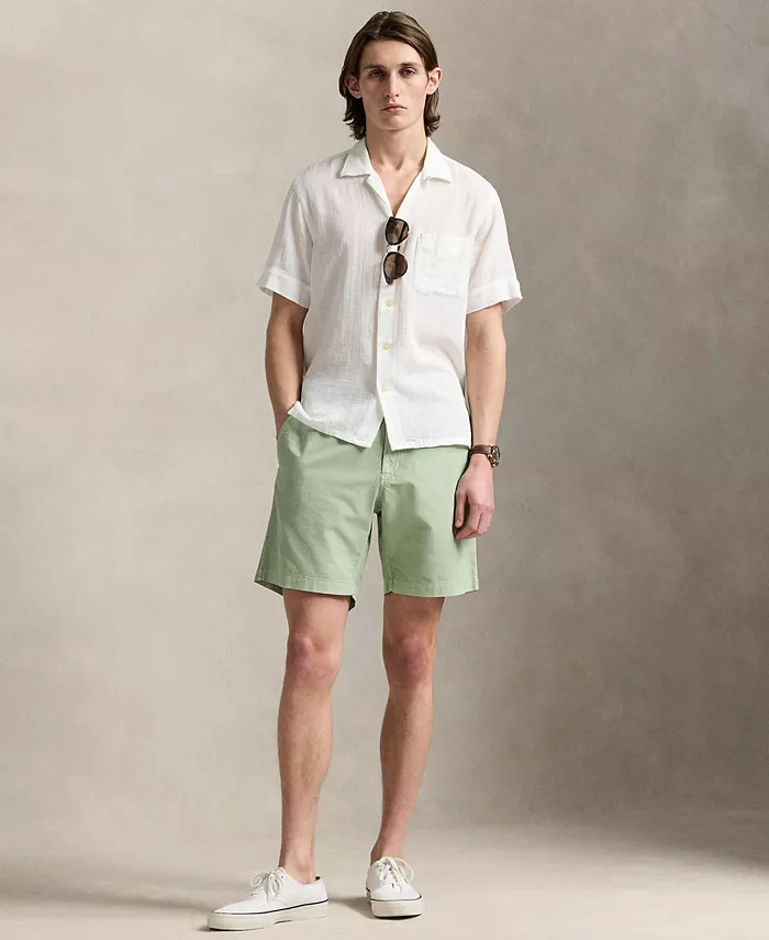 

Мужские шорты Polo Prepster с минеральной окраской, длина 8 дюймов Polo Ralph Lauren, зеленый