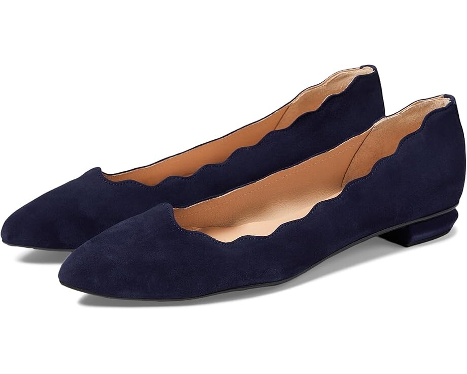 Туфли на плоской подошве French Sole Tequila, цвет Navy Suede