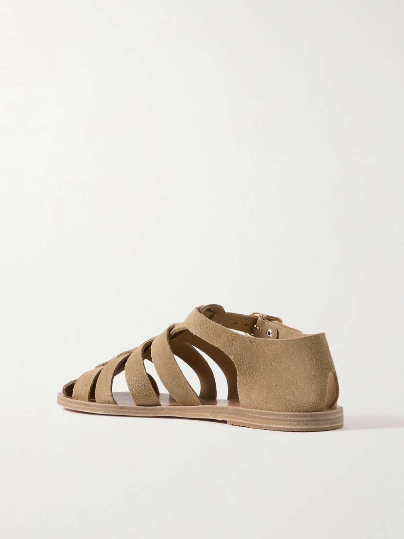 Замшевые сандалии Homeria Ancient Greek Sandals, бежевый — фото 3