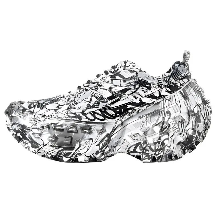 Кроссовки Bouncer с принтом граффити Balenciaga