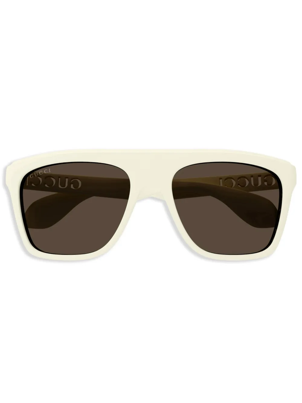 

Солнцезащитные очки-пилоты Gucci Eyewear, белый
