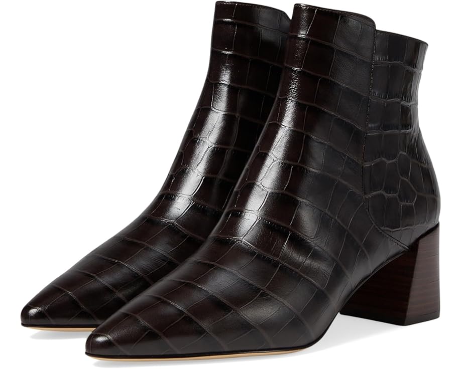 

Ботинки Cole Haan Catlyn Block Heel Bootie, цвет Dark Chocolate Croc Print Leather