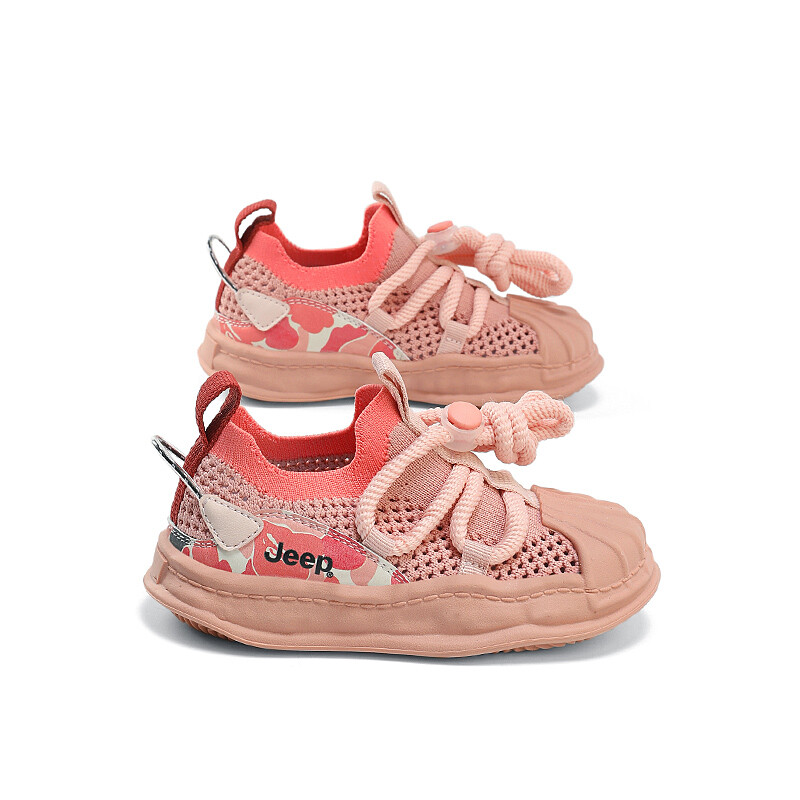 Кроссовки Jeep Kids Lifestyle Shoes Kids Low-top Pink, бордовый/красный — фото 3