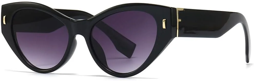 

2027 Женские винтажные солнцезащитные очки в стиле ретро, ​​солнцезащитные очки с градиентными линзами, защита от УФ-излучения UV400 MTZJH, Gradient Gray