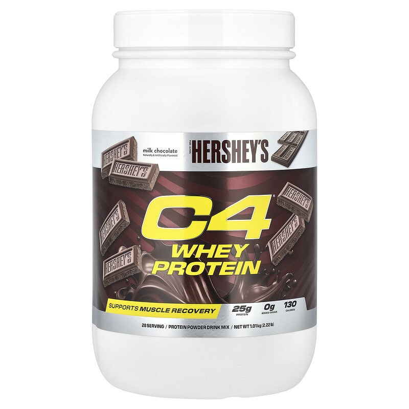 

C4 / Cellucor, C4 Whey Protein, молочный шоколад Hershey's, 1,01 кг (2,22 фунта)