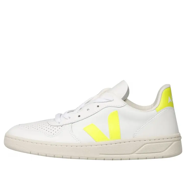 

Кроссовки Veja V-10 Leather 'White Jaune Fluo'
