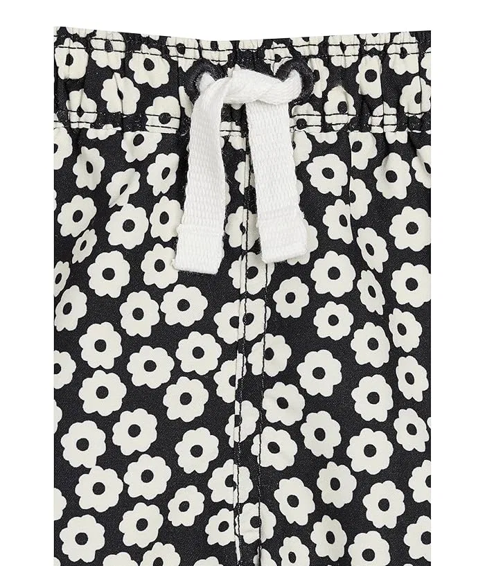Плавки классические Printed Classic Trunks Hanna Andersson, Tiny Blossoms on Black — фото 3