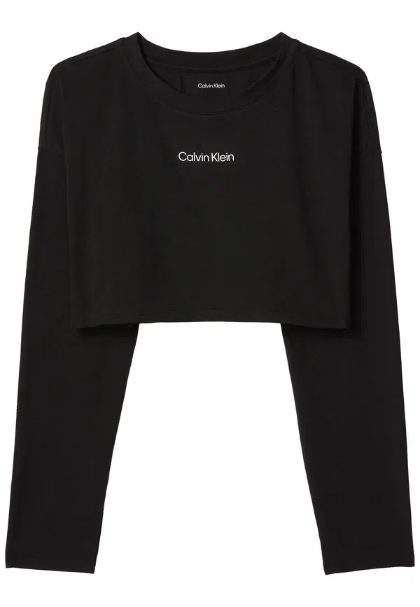 Футболка Calvin Klein Commuter relaxed tee long sleeved top, черный — фото 4