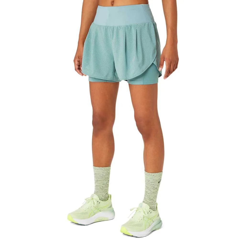 

Шорты Asics Road 2-in-1 3.5Inch, зеленый