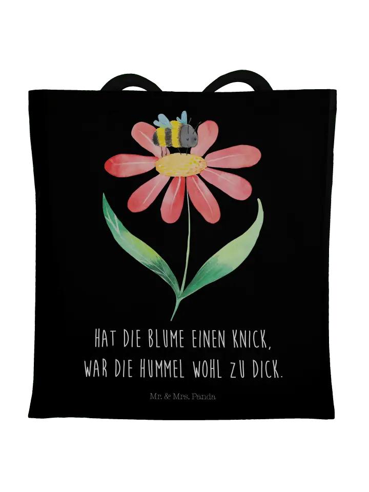 

Сумка для переноски Mr & Mrs Panda Hummel Blume, черный